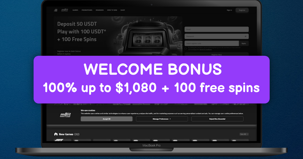 mBit Casino banner